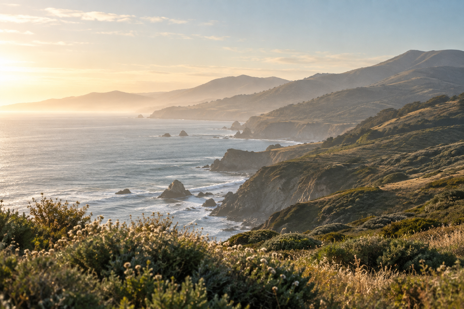 カリフォルニアの海岸風景のイメージ